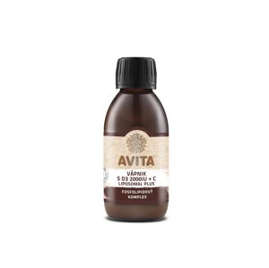 Avita PRÍRODNÝ VÁPNIK s D3 2000 UI + C doplnok výživy 20 dávok