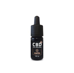 AVITA 500 mg CBD olej full spectrum 10 ml