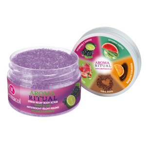 Dermacol - Antistresový telový peeling - hrozno s limetkou - 200 g