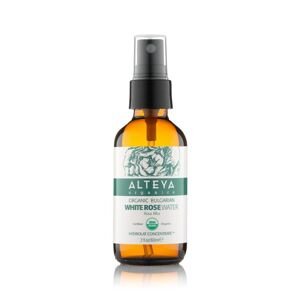 Ružová voda z bielej ruže Alteya Organics v skle 60 ml