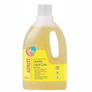 Tekutý prostriedok na pranie  color mäta & citrón Sonett 1,5L