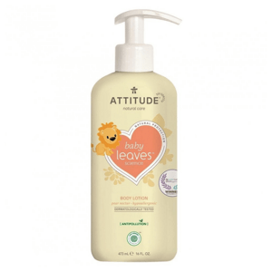 Baby leaves Detské telové mlieko s vôňou hruškovej šťavy Attitude 473ml