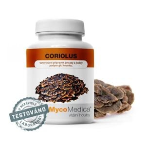 Coriolus v optimálnej koncentrácii MycoMedica 90 rastlinných kapsúl