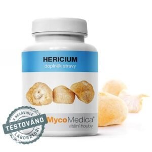 Hericium v optimálnej koncentrácii MycoMedica 90 rastlinných kapsúl