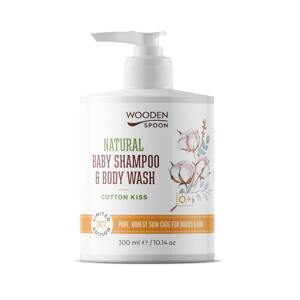 Detský sprchový gél a šampón na vlasy 2v1 Cotton Kiss Wooden Spoon 300ml