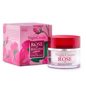 Nočný pleťový krém z ružovej vody Rose of Bulgaria 50 ml