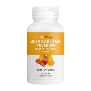 Betakarotén 25.000 IU + Panthenol + PABA  MOVit Energy 90 toboliek