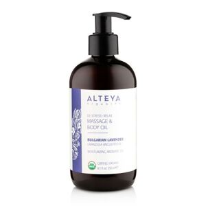 Masážny telový olej relaxačný z levandule Alteya Organics 250 ml