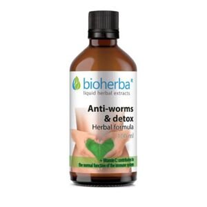 Bylinková tinktúra proti červom a na detoxikáciu Bioherba 100ml