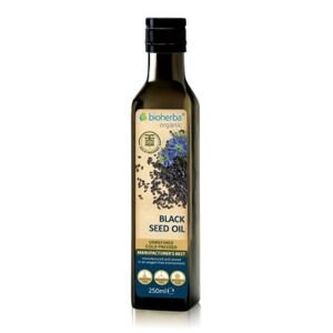 Za studena lisovaný olej zo semien čiernej rasce Bioherba 250ml