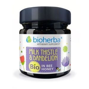 Včelí med - púpava a ostropestrec mariánsky Bioherba 280g