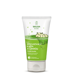 2 v 1 sprchovací krém a šampón Veselá limetka Weleda 150 ml