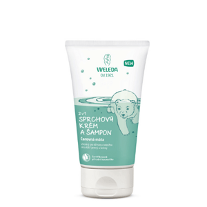 2 v 1 sprchovací krém a šampón Čarovná mäta Weleda 150 ml