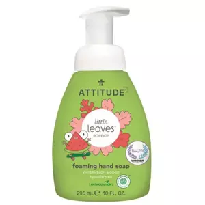 Detské penové mydlo na ruky ATTITUDE Little Leaves s vôňou melónu a kokosu 295ml