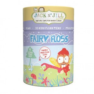 Zubná niť pre deti Fairy Floss Jack N' Jill 30ks