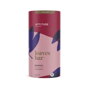 Prírodný tuhý dezodorant ATTITUDE Leaves bar - s vôňou santalového dreva 85g