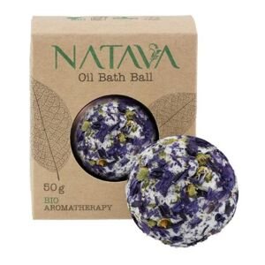 Olejová guľa do kúpeľa Sléz 50g  NATAVA