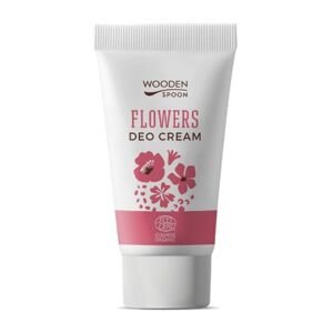 Organický krémový dezodorant  Flowers s inovatívnym aplikátorom Wooden Spoon 40 ml