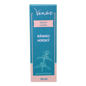 Ránhoj horský, mursalský čaj  - Olejový extrakt, bezalkoholová tinktúra Venoc 10ml
