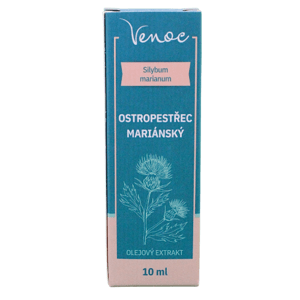 Olejový extrakt z Ostropestreca mariánskeho - bezalkoholová tinktúra Venoc 10ml