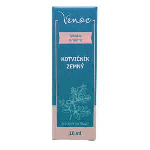 Olejový extrakt z Kotvičníka zemného - bezalkoholová tinktúra Venoc 10ml