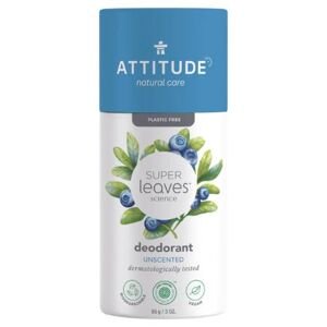 Prírodný tuhý dezodorant ATTITUDE Super leaves  - bez vône 85g