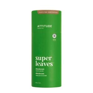 Prírodný tuhý dezodorant ATTITUDE Super leaves  - olivové listy 85g