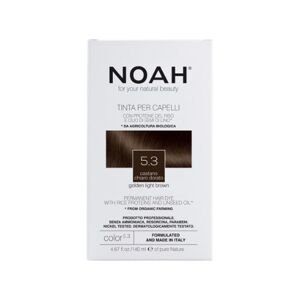 Krémová farba na vlasy zlatá svetlohnedá Noah 140ml