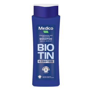 Šampón proti lupinám s biotínom a proteínom Medico SOS 390ml