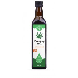 Konopný olej - ČR 500ml, Zelená Země