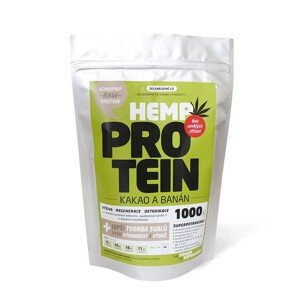 Konopný proteín kakao s banánom 1kg, Zelená Země