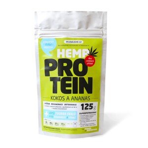 Konopný proteín kokos s ananásom 125g, Zelená Země