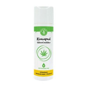 Konopné telové mlieko 200ml, Zelená Země