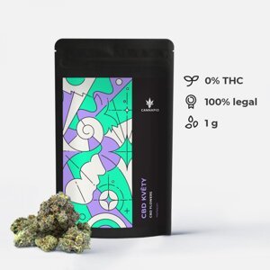 Harlequin - CBD kvety Cannapio 1g
