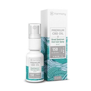 Harmony CBD olej v spreji 150 mg, 15 ml, Mäta