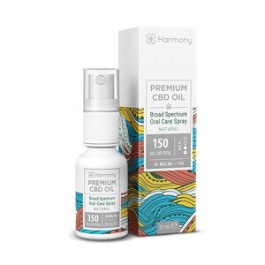 Harmony CBD olej v spreji 150 mg, 15 ml, Natural