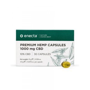 Enecta Prémiové konopné kapsule CBD 10%, 1000 mg