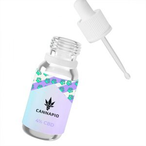 CBD olej pre zvieratá 4%, 10ml Cannapio