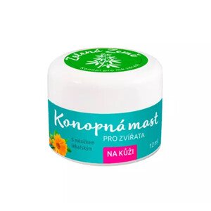 Konopná masť na koži pre zvieratá 12 ml, Zelená Zem