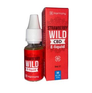 Harmony CBD E-liquid 30 mg, 10 ml, Strawberry Wild