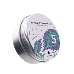 Auto White Widow CBD – 5 ks samonakvétacích semien Cannapio