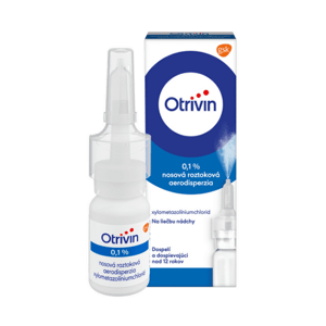 OTRIVIN 0,1 % nosové kvapky na upchatý nos 10 ml