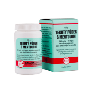GALVEX Tekutý púder s mentolom 100 g