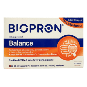 BIOPRON 9 60 + 20 kapsúl ZADARMO