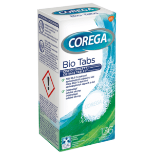 COREGA Bio tabs čistiace tablety 136 ks