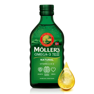 MOLLER´S Omega 3 rybí olej natur 250 ml