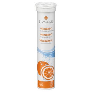 LIVSANE Vitamín C pomaranč 20 šumivých tabliet