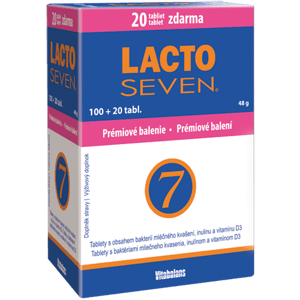 VITABALANS Lactoseven 100 + 20 tabliet ZADARMO