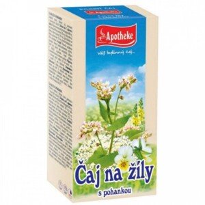 APOTHEKE Bylinný čaj na žily s pohánkou 20 x 1,5 g