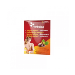 HERBALEX Hrejivá náplasť s gaštanom 1 kus